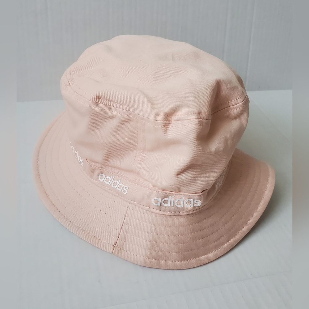 Adidas Women's Essentials II Bucket Hat Vapour Pink & White